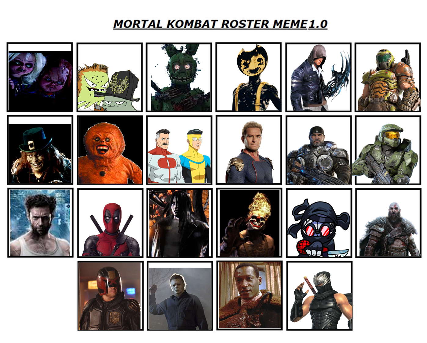 TrueUnderDawg on X: Mortal Kombat 12 Guest Kharacters dream list