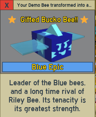 Insane Luck W Star Jelly Fandom - roblox bee swarm simulator gifted bucko bee quest