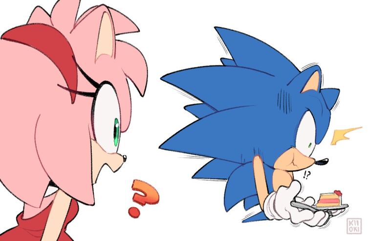 Oodles of Doodles — sonic not liking amy's strawberry shortcake is