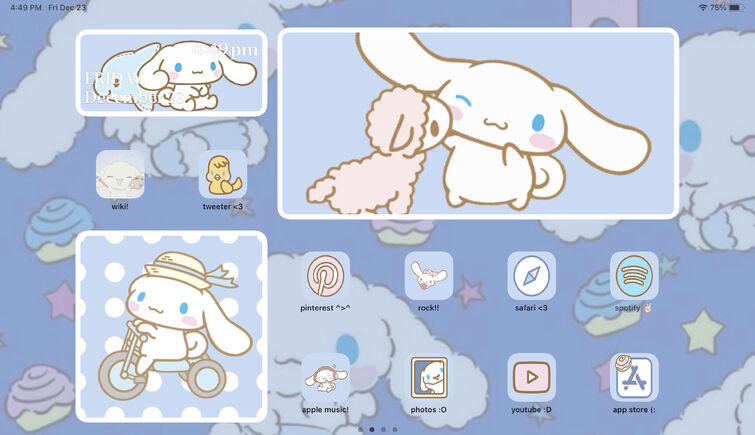 cinnamoroll iphone wallpaper