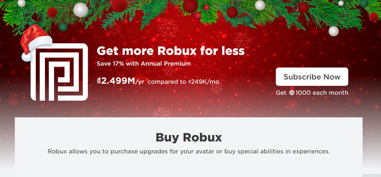 We wish you to buy Robux (x3) and more financial problems!