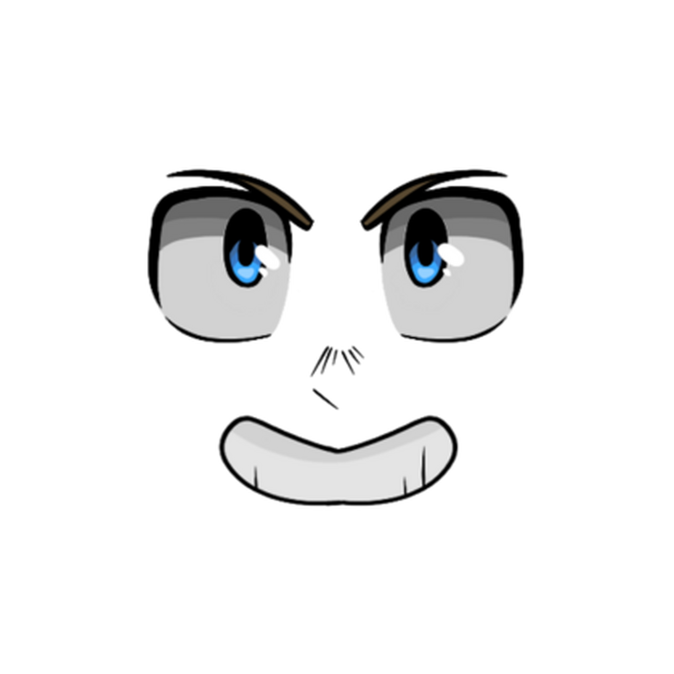 Accidentally remade the brickhill face out of a edited roblox default face.  : r/roblox