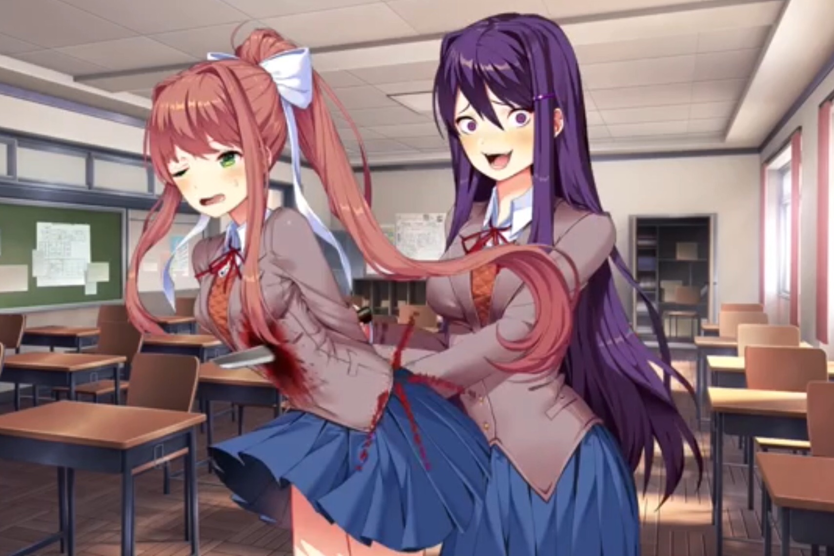 Doki Doki Literature Club Nudity