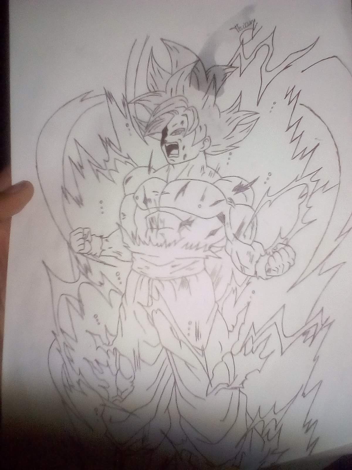Coloriage Goku Ultra Instinct Maitrisé Goku (ultra instinct maîtrisé) | Fandom