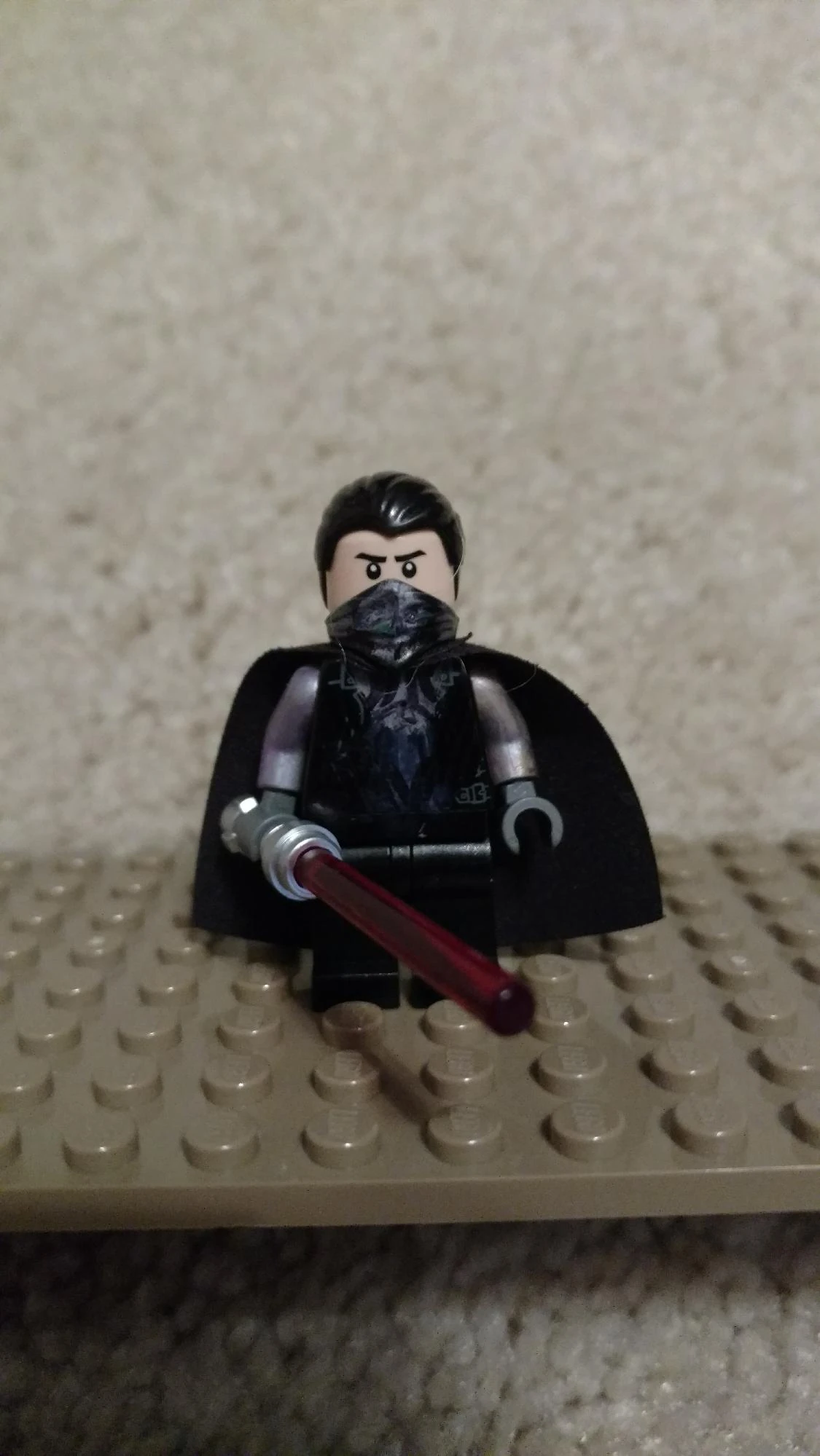 Customized LEGO Vader and Prince Valorum from 