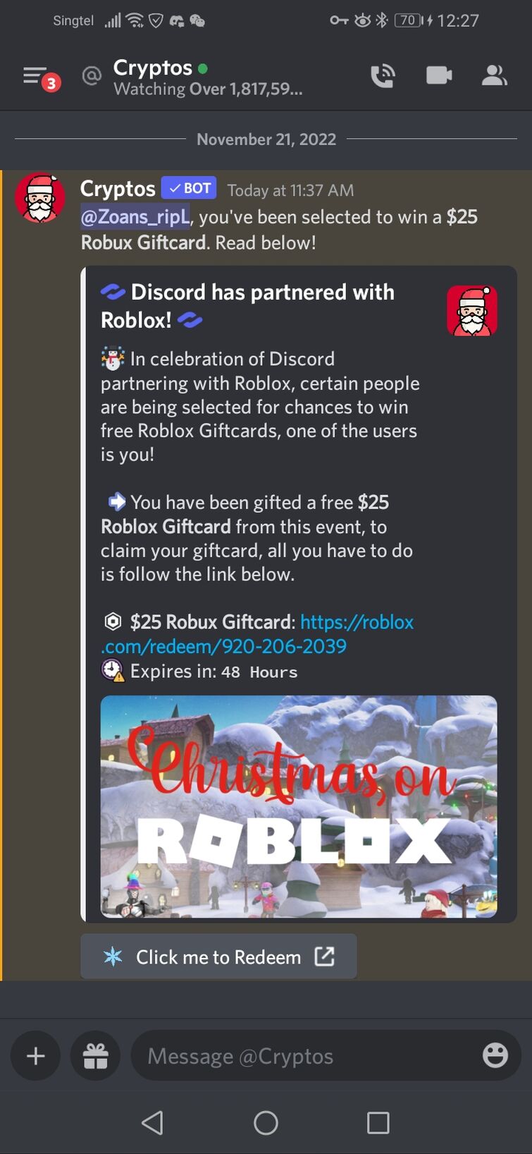 How to Get Free Robux Giftcards 2022