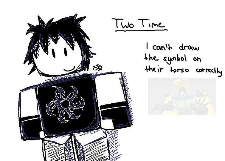 two time doodle(?) | Fandom