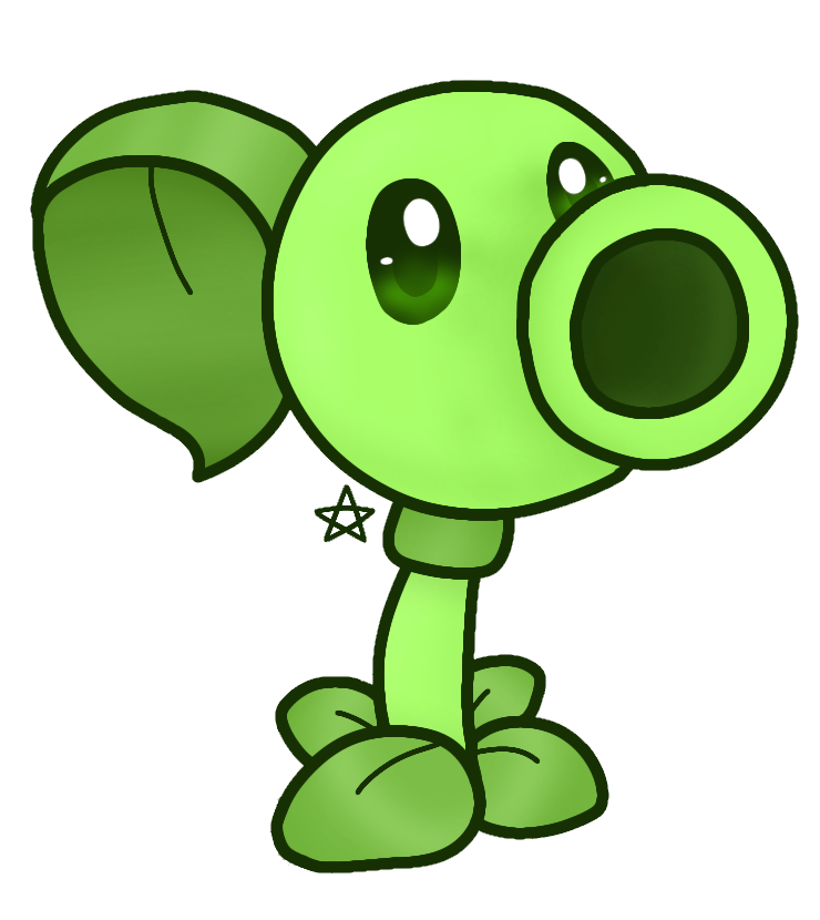 Pvz Art For Peashooter Fandom - peashooter roblox