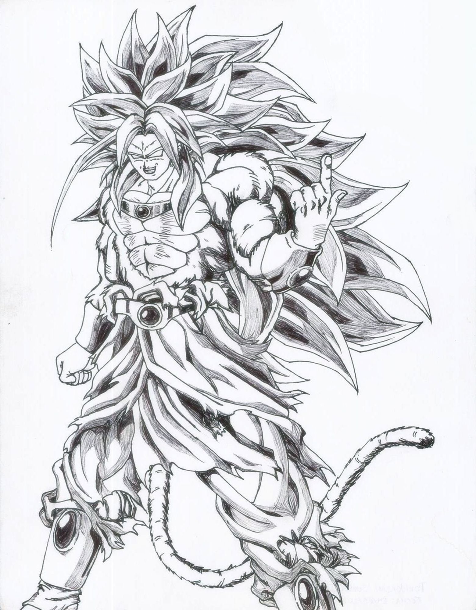 MERIMO only (commissions open) on X: goku ssj5 from toyotaro's dragonball  af in modern style ✌️✌️#goku #broly #dessin #darwing #ssj5   / X