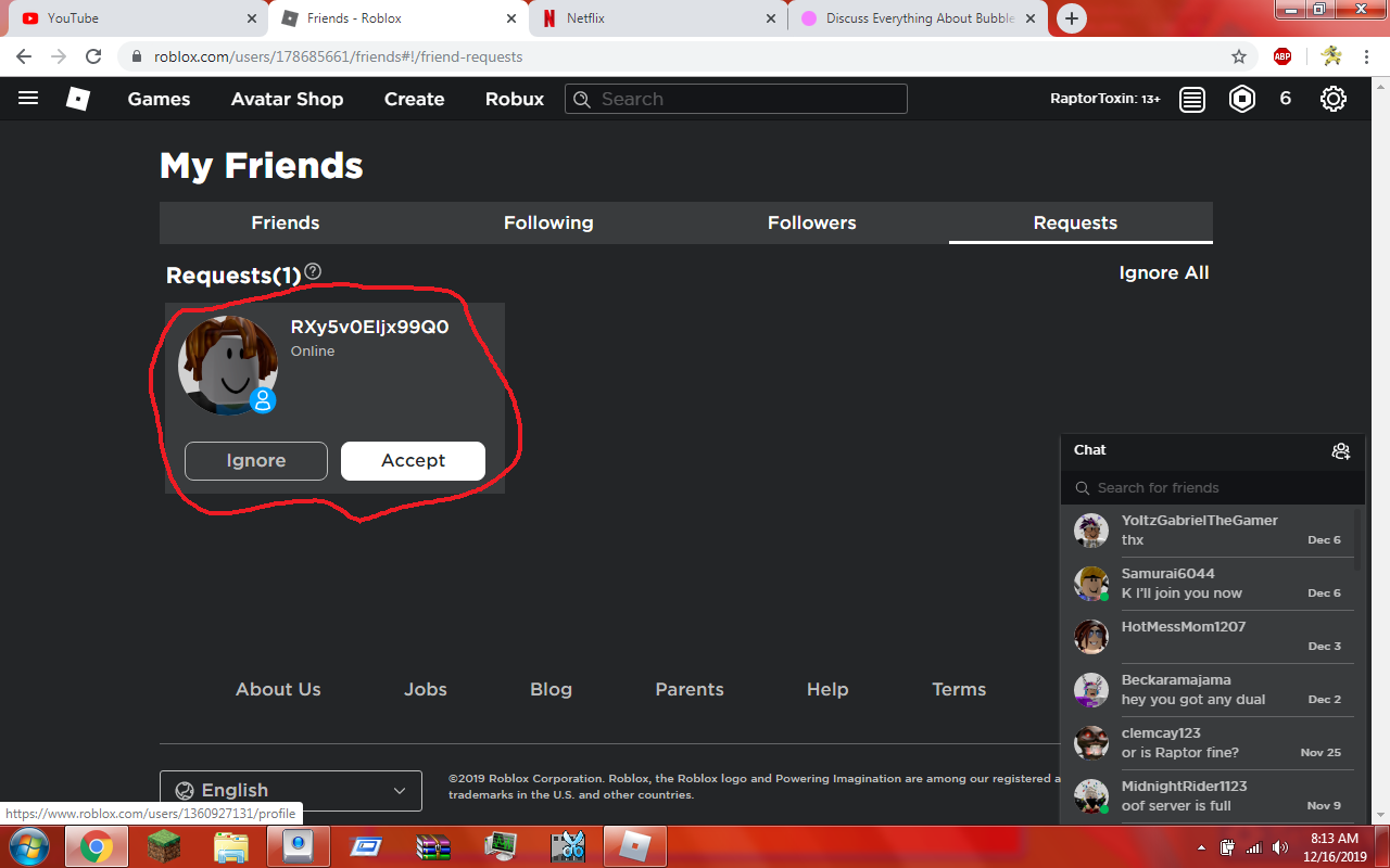 Guys Be Careful There Might Be New Bots In Town Fandom - roblox friend request bots that i can use