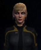 Lt. Malitzka's appearance after naninte modification