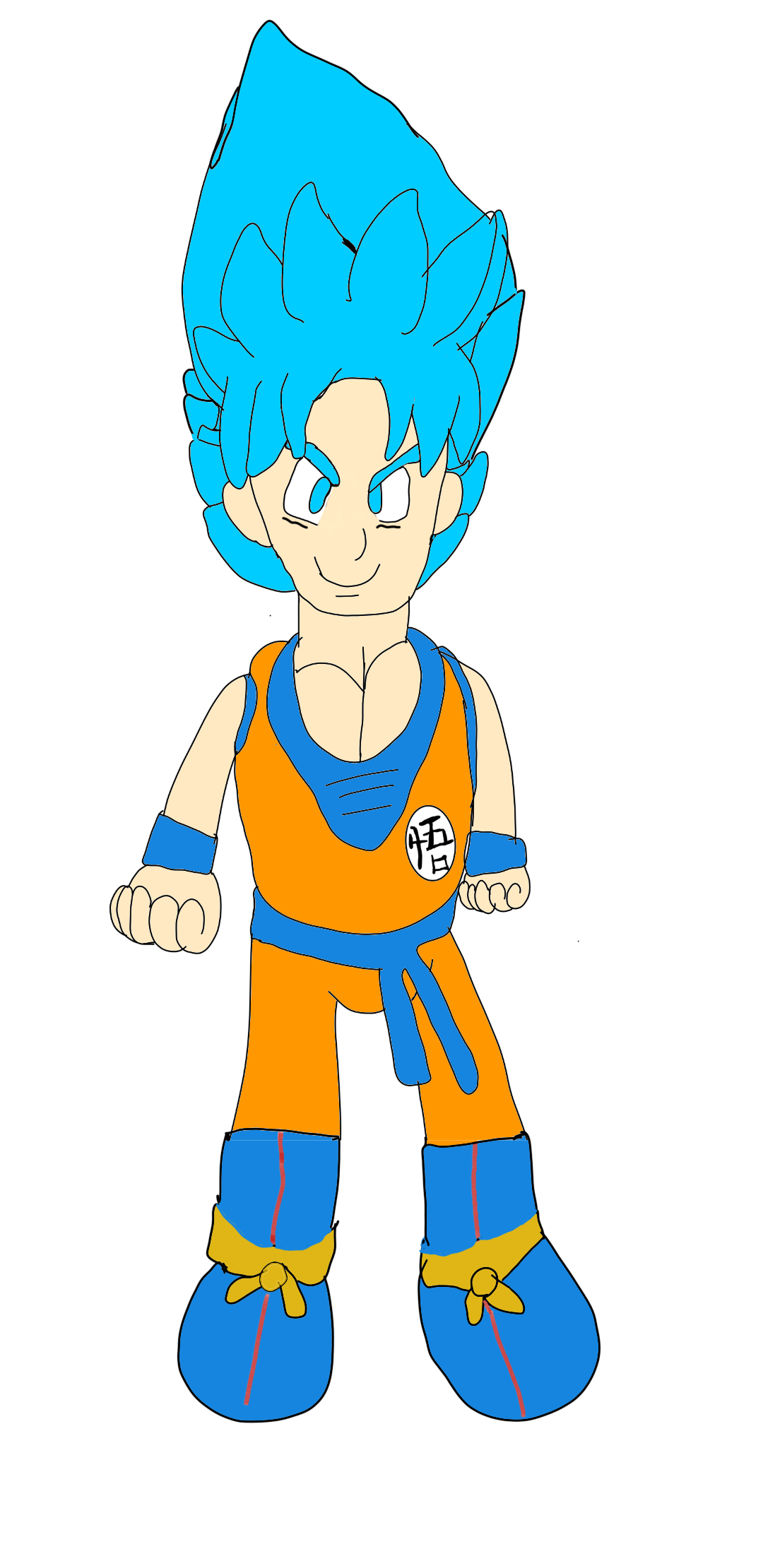 Super saiyan blue, Goku super saiyan blue, Goku drawing