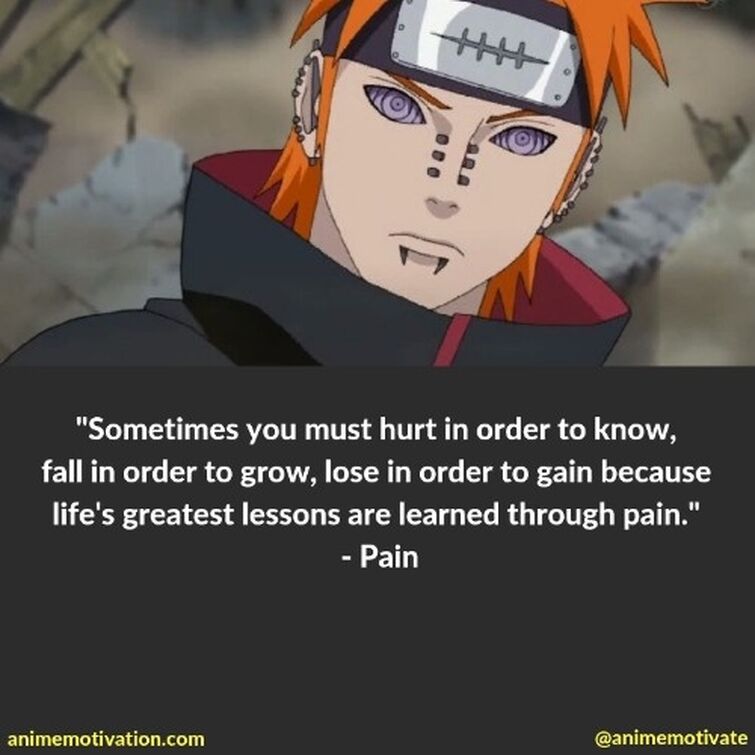 Naruto Quotes About Pain Favorite Naruto Series Quotes | Fandom