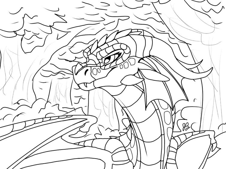 What I Have So Far For The Wings Of Fire Coloring Book I M Making Fandom