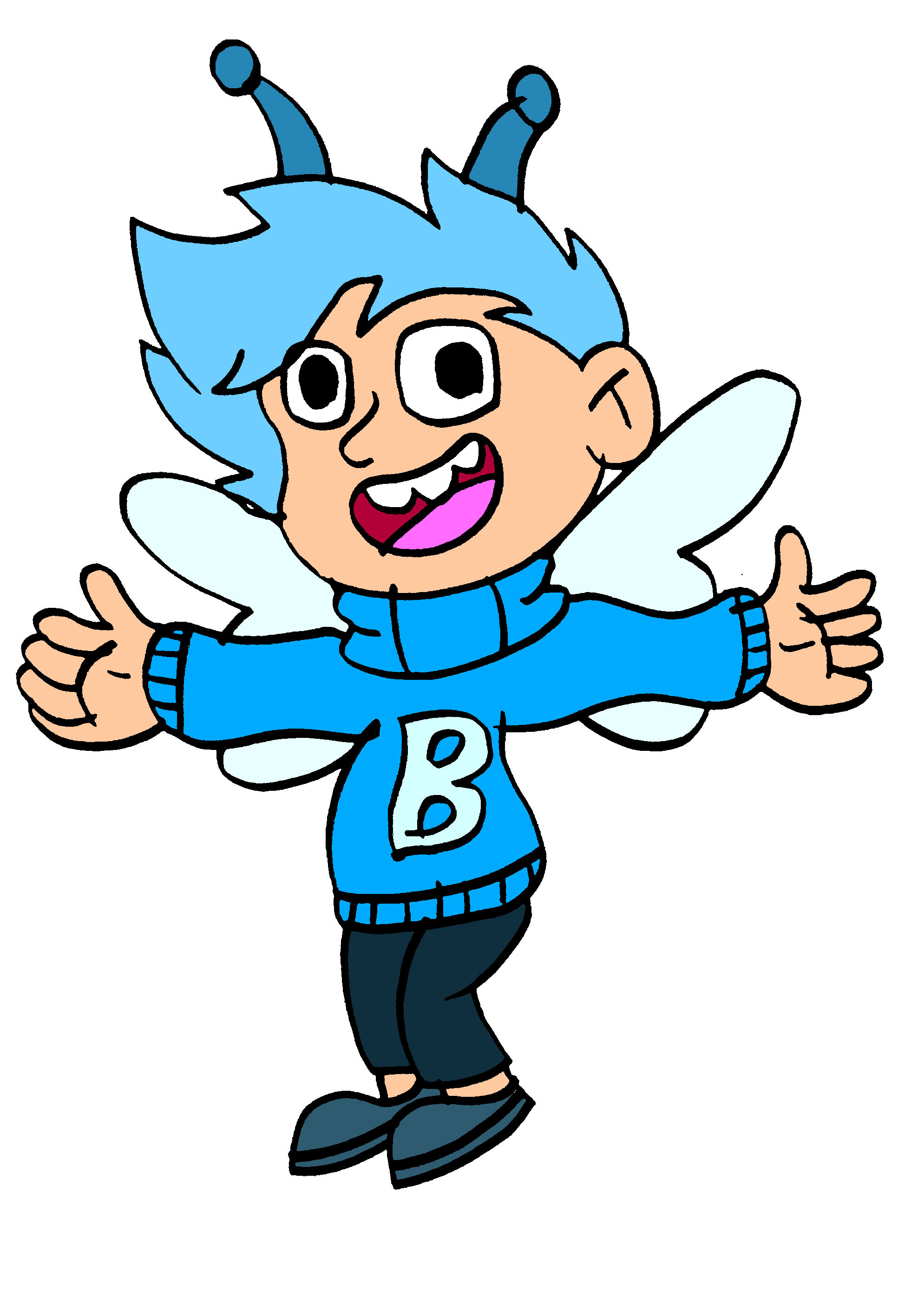 My drawing of Human B | Fandom