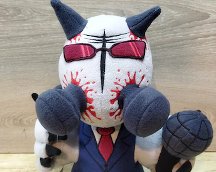 Custom Plush Just Like Grunt Dark Madness Combat Inspired 