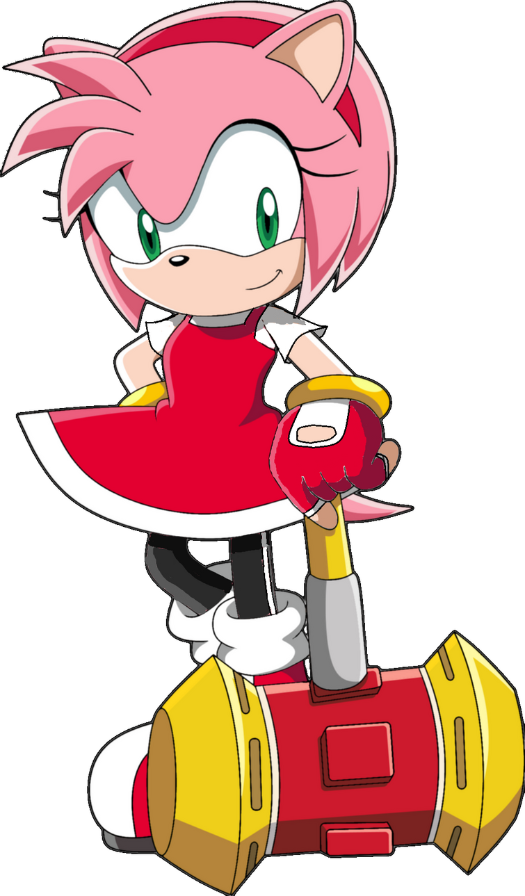 Amy Rose Redesign For My Fangame Sonicthehedgehog Cartoon Png Amy The