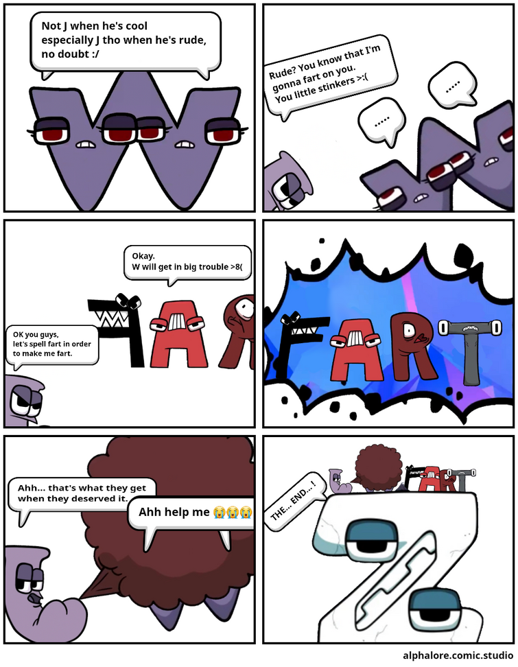 Alphabet Lore A to F (Art) - Comic Studio