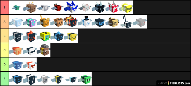 Create a Roblox very epic Tier List - TierMaker