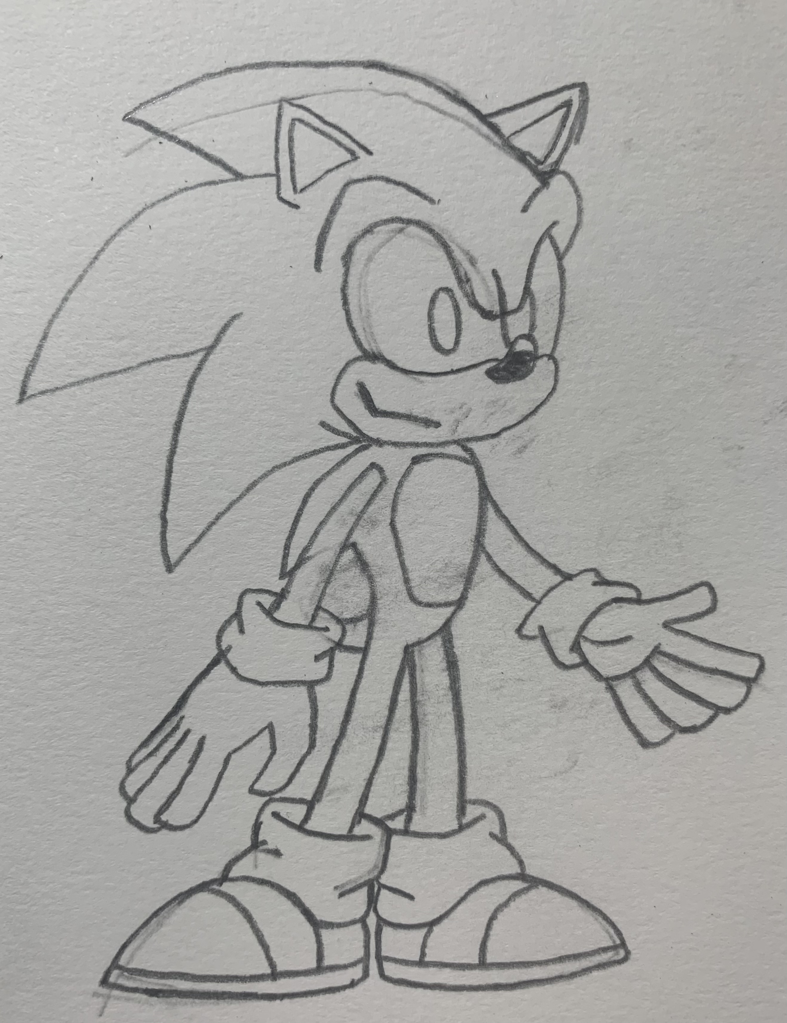 Trying Out a Different Art Style for Sonic Characters (Progress 1) | Fandom