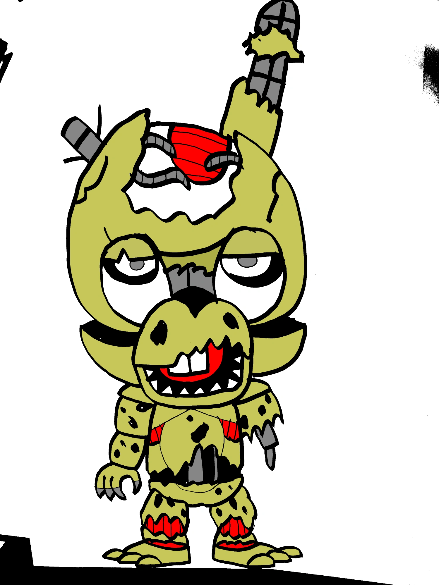 My drawing of Scrap Trap Fandom