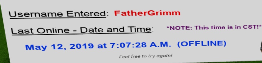 Fathergrimm Isn T Inactive Fandom - fathergrimm roblox