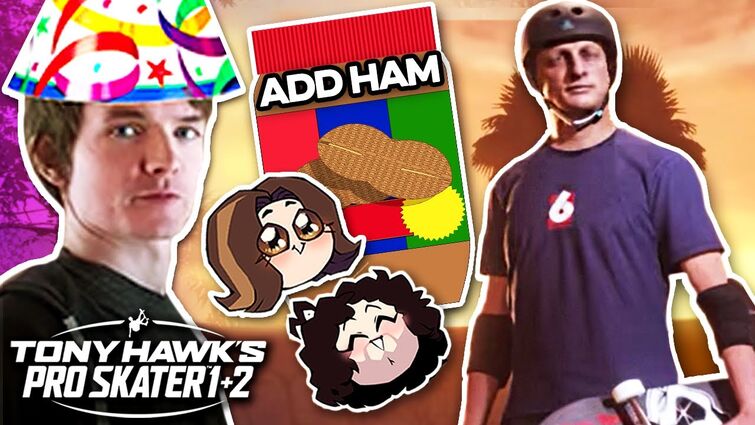 RubberRoss's Dad Puts Peanut Butter On His Ham - Tony Hawk Pro Skater 1+2 x Grumps and Rubber Ross