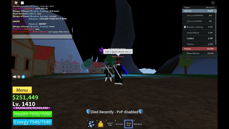 *Rumble V1 Showcase* In Blox Fruits 