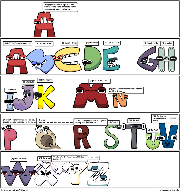 Alphabet Lore but You Decide - E (2)-G (1) - Comic Studio