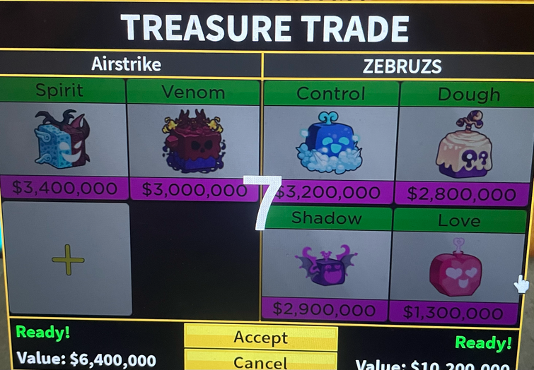trading for control!
