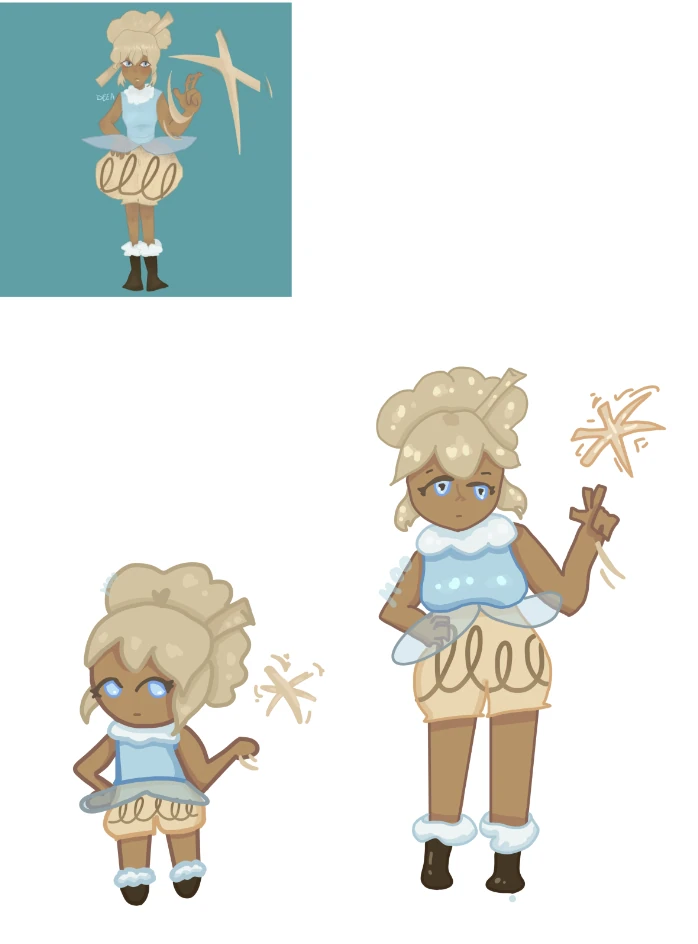 some rice cake cookie art from MOOOOOOOshrumsss Fandom