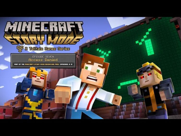 Minecraft: Story Mode Episode 7 "Access Denied"  All Cutscenes (Game Movie) 1080p HD
