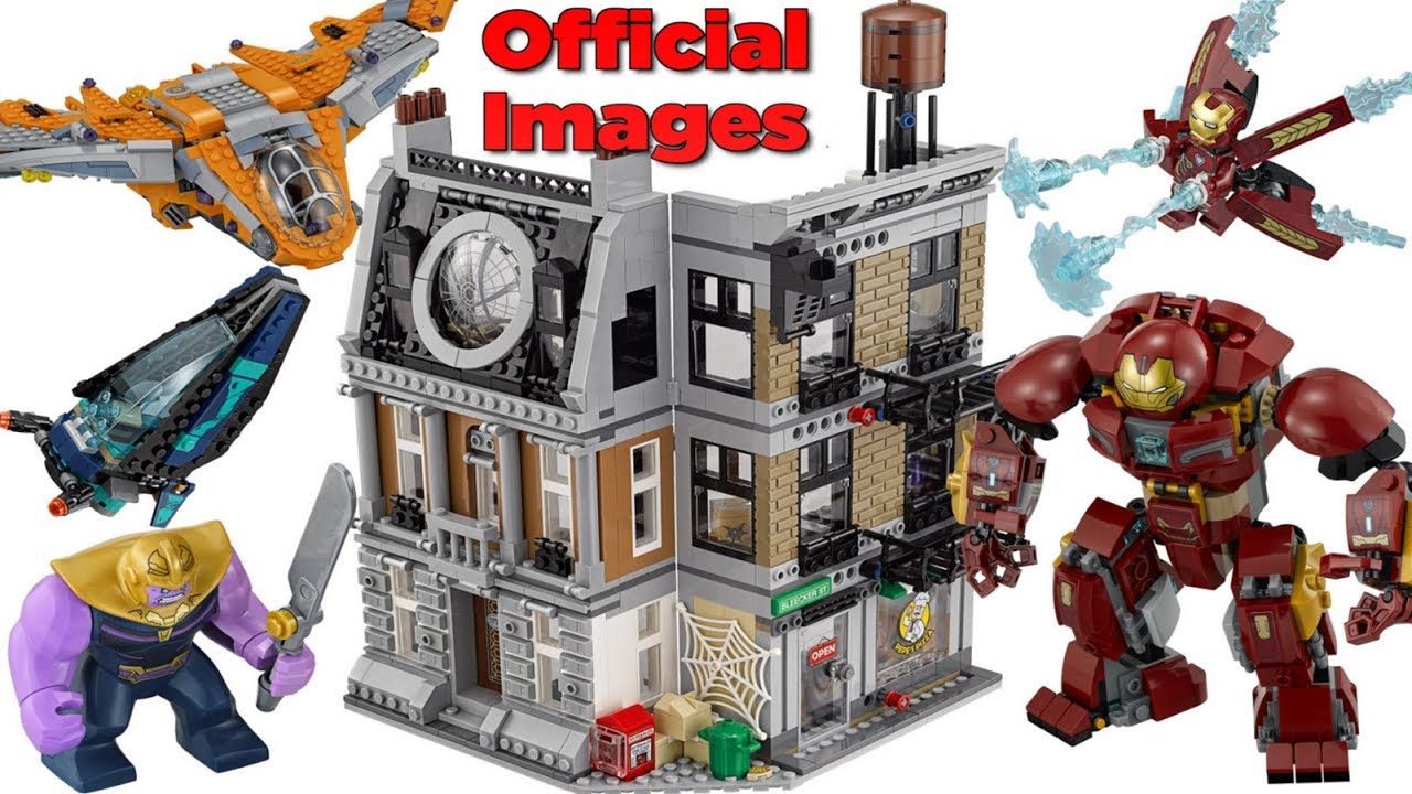 all the avengers infinity war lego sets