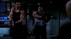 Chien with co-star .