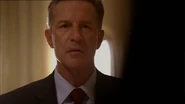 Day4Ep5f.jpg (23 KB) President John Keeler- Despite having a short-lived presidency, Keeler ends up being rather notable as he has to deal with peace treaties, supervising the rescue of SoD James Heller and keep receiving other relevant updates from his cabinet on-board Air Force One. This feels like the writers truly tried to ape The West Wing by mirroring so many notable real-life issues that the likes of Jimmy Carter, Ronald Reagan and Bill Clinton encountered at some point in their respective administrations. Keeler was shown previously as a man willing to expose David Palmer's well-meaning but clearly scandalous actions during his term of office and is finally given a fresh look at as also being a rather respectable family man and well-spoken soul. He ends up having rather patient and quiet demeanor as well while considering all the options has has available to use at his disposal but is never quick to act, not because he's afraid per say or wimping out but mainly because he likes to proceed with caution while trying to never bend the Constitution.