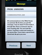 The message decrypted from the jigsaw in Mission 9