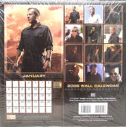 The back of the 2008 Calendar