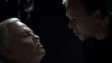 Hodges, confronted by 