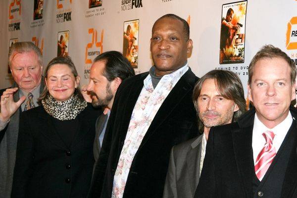 Cast member Tony Todd and wife attend the world premiere of '24:  Redemption' at the AMC Theatres Empire 25 in New York City, NY, USA on  November 19, 2008. Photo by Graylock/ABACAPRESS.COM