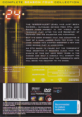 04▢DVD 24 TWENTY FOUR シリーズ DVD IY0522-8 Amazon.com: 24 -TWENTY FOUR- vol.1 [DVD] : Movies & TV