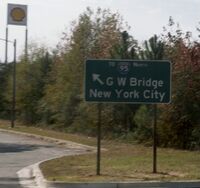 10x06 GW Bridge sign