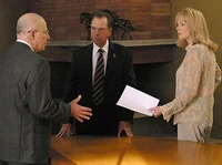 Logan discusses with Mike and  on how to handle the Walt situation.