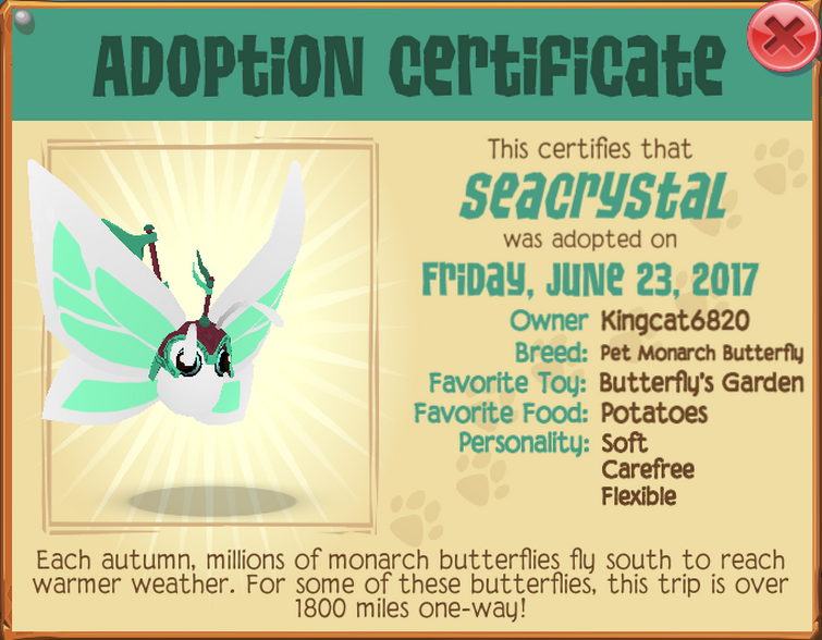 Roblox Adopt Me Pets Legendary!!  Pet adoption certificate, Pet adoption  party, Pet adoption