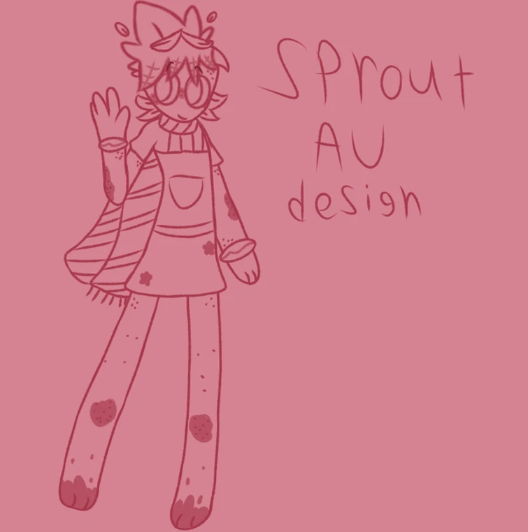 Sprout redesign sketch! -💤 | Fandom