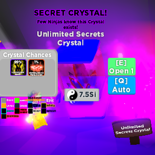 Where Do You Think The Secret Crystal In Next Update Will Be Fandom - in roblox ninja legends where is the secret crystal