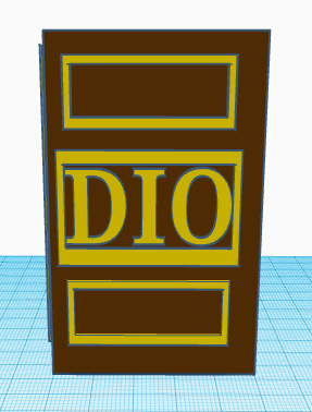 I Made Dio S Diary In Tinkercad Fandom - roblox logo tinkercad