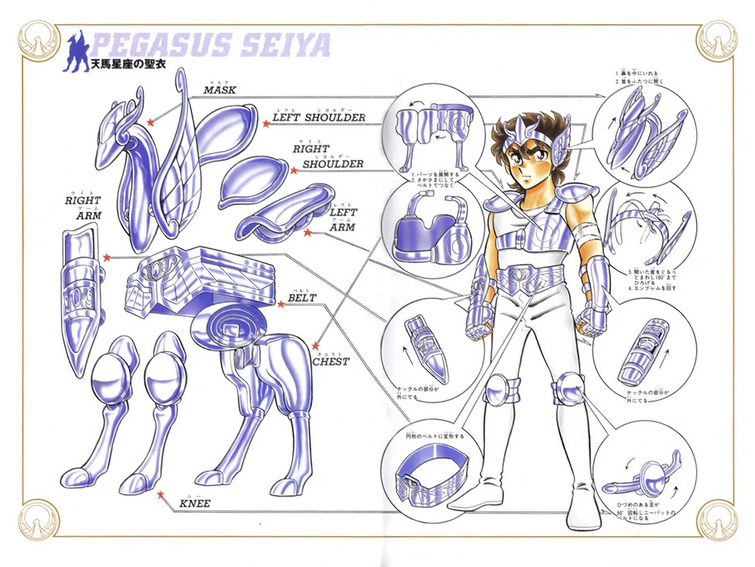 Saint Seiya Omega Model Sheets