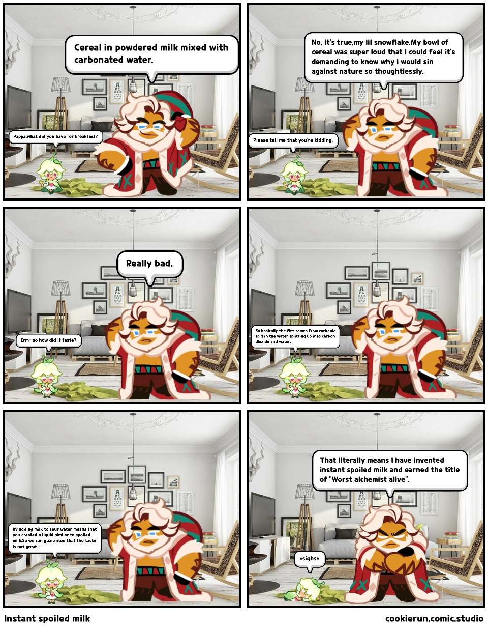 When you mix carbonated water with powdered milk… Fandom