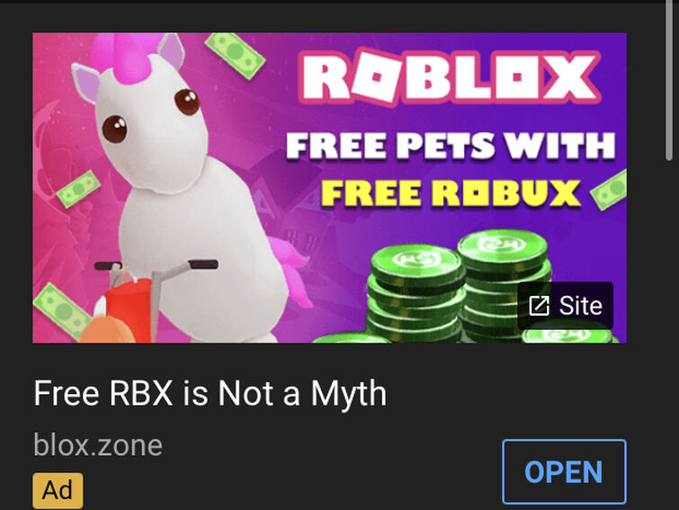 Why Do Keep Getting Free Robux Ads Lol Fandom - free roblox ad