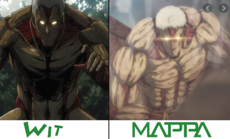 MAPPA vs WIT Studio. Which style do you prefer? (Not just Mikasa but in  general). : r/ShingekiNoKyojin